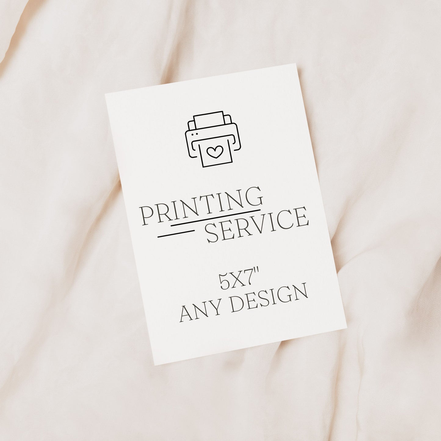 Printing Service for 5x7