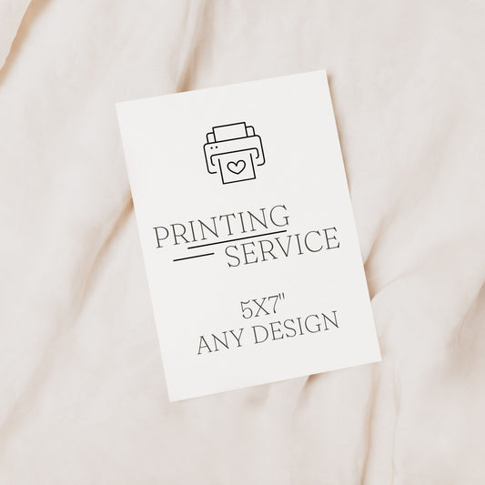 Printing Service for 5x7 - Gather Prints
