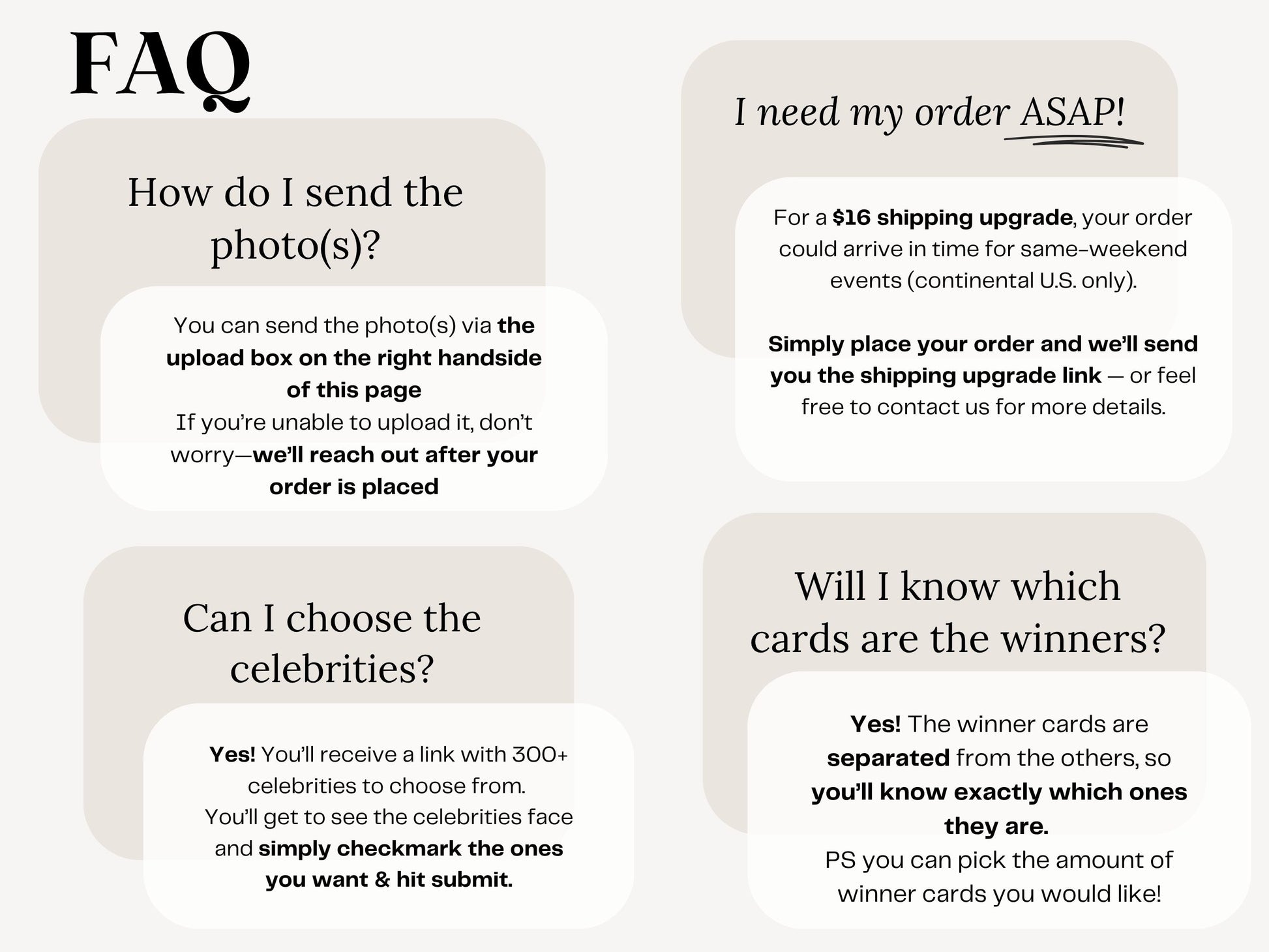 FAQ for Who Has the Groom scratch off bridal shower game cards – fun printed wedding party game