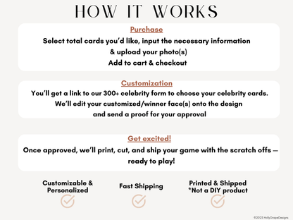 Bridal Shower Game – Who Has the Groom Scratch-Off Cards for Wedding Showers & Bachelorette Parties - Gather Prints